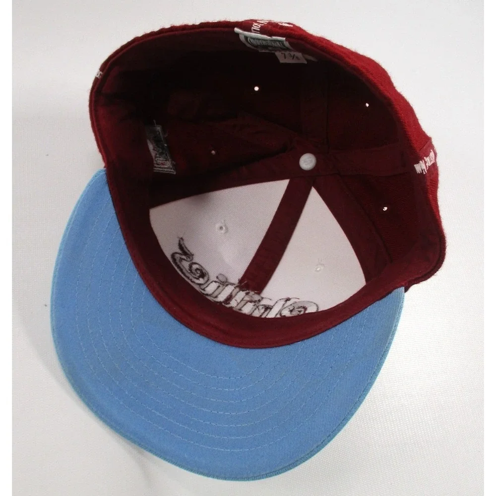 Vtg Philadelphia Phillies Twins Enterprise Cooperstown Collection Hat Sz 7‎ 3/8